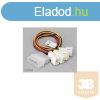 KAB Akasa 4pin Molex - 4x 3pin ventiltor kbel - 15cm - AK-