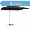 Fekete konzolos naperny led-del s aclrddal 250x250 cm