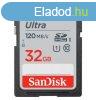 SanDisk SDHC ULTRA krtya 32GB, 120MB/s, CL10, UHS-I (186496