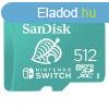 SanDisk microSDXC krtya NINTENDO SWITCH 512GB, 100MB/s, U3,