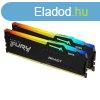 Kingston 16GB DDR5 5200MHz Kit(2x8GB) Fury Beast RGB Black