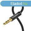 Mcdodo CA-6640 3,5 mm-es AUX mini jack kbel 1,2 m (fekete)