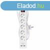 Emos P1523RU hosszabbt 3 m / 5 aljzat / kapcsols / usb / 