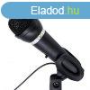 Gembird MIC-D-04 condenser microphone with desk-stand Black