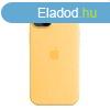 Apple iPhone 14 Plus Silicone Case with MagSafe, sunglow