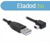 DELOCK kbel USB 2.0-A male > USB mini-B male 90 fokos 0.