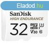 SANDISK 183565, MICRO SDHC KRTYA HIGH ENDURANCE 32GB, 100 M