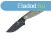 ESEE Izula II Black 1095 Green Canvas Micarta, Black Sheath 