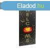 Halloween-i LED-es hangulatkp fali akasztval (2 x AA, 30 x