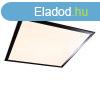 Modern LED panel fekete 44,5x44,5 cm, beptett LED-del, dim