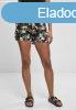 Urban Classics Ladies AOP Viscose Resort Shorts black tropic