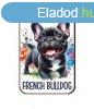 Kutys fa htmgnes, Francia Bulldog, fekete