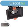 SQUARE LED SPOT LIGHT 30W 230V 4000K BL+EMERGENCY KIT 92DL82