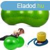 Dupla fitness labda, 40 cm, zld