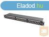 Lanberg Patch Panel 24 port 1U, cat. 6, shielded, black