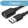 UGREEN USB-A to USB-A male/famale cable 1,5m Black