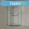 Welland SUS-D-9090 helytakarkos zuhanykabin - 90 x 90 cm - 