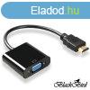 BLACKBIRD talakt HDMI-A male to VGA female, Fekete