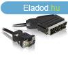 DELOCK kbel Video Scart male (output) > VGA male (input)