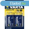 Elem glit LR20D longlife 2 db/csomag, Varta 