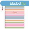 Hatridnapl Colors A5 heti, fehr lapokkal Stripes Dayline