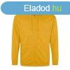 Just Hoods cipzros kapucnis frfi pulver AWJH050, Mustard-