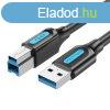 Vention COOBI 3m USB 3.0 ? USB-B kbel (fekete)