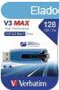 Pendrive, 128GB, USB 3.2, 175/80 MB/s, VERBATIM "V3 MAX