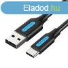 USB 2.0-USB-C tltkbel Szellz COKBF, 1 m (fekete)