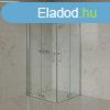 Welland LA-9090 zuhanykabin - 90 x 90 cm - krm profil