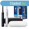 Oral-b PRO 3900 DUO WHITE/BLACK elektromos fogkefe