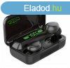 F9-10 TWS Bluetooth headset - fekete