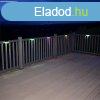 Solar Deck Lights kltri dekorcis vzll lmpa tglalap 