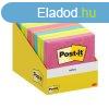 ntapad jegyzettmb, 76x76 mm, 100 lap, 3M POSTIT, vegyes s