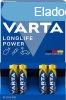 Elem, AAA mikro, 4 db, VARTA "Longlife Power"