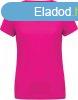 PA477 Női rövid ujjú V-nyakú sportpóló Proact, Fuchsia-M