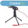 Gembird MIC-D-03 Desktop microphone with a tripod Black