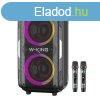 Vezetk nlkli Bluetooth hangszr W-KING T9 Pro 120W (feke