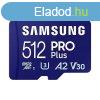 SAMSUNG Memriakrtya, PRO Plus microSDXC krtya 512GB, CLAS