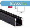 LED Alumnium Profil Magas fal [Y] Fekete 1 mter