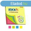 ntapad jegyzettmb, 76x76 mm, 100 lap, STICK N, neon szne