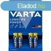 Elem AAA mikro LR03 Longlife Power 4 db/csomag, Varta 