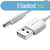 USB-3,5 mm-es hordcsatlakoz 5 V DC tpkbel 0,5 m szellz