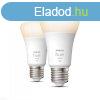 Philips HueW 9.5W A60 E27 EU 2P