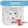 Legrand Plexo 55 sllyesztett 2P+F csatlakozaljzat csapfed