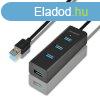 AXAGON HUE-S2B USB3.0 Charging Hub Black