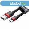 Baseus CATKLF-A91 Cafule 3A USB-USB-C kbel 0,5m Black