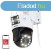 IP kltri kamera ZOSI C298 WiFi Pan Tilt 6MP Dual IP66