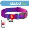 Nylon dog collar with QR code WAUDOG 15 mm wide, 25-35 cm lo