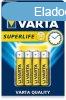 Elem Varta Superlife Srga Aaa / Mikro 4Db Super Heavy Duty